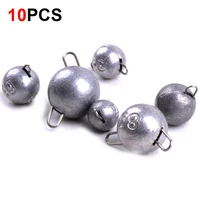 10Pcs Fishing Sinkers 2g/3g/4g/5g/6g/7g/8g/10g/12g Bullet Weight Jigging For Quick Sinking Set For Deep Sea Bass Fishing Tackle 1