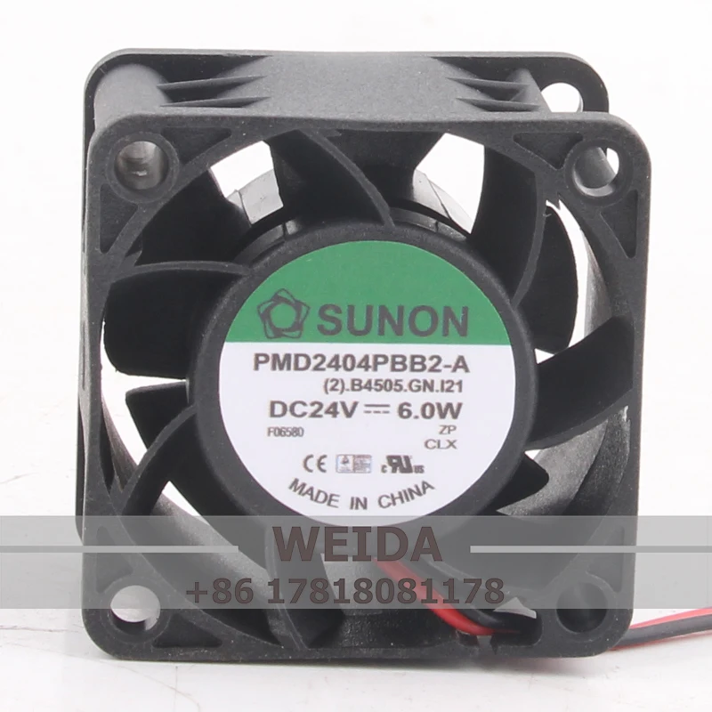 

Case Fan for SUNON PMD2404PBB2-A 40x40x28MM DC24V 6.0W 4028 4CM Inverter Cooling Fan