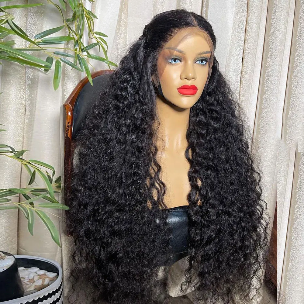 

360 Water Wave Lace Front Wig 13x6 Hd Lace Frontal Wet And Wavy 13x4 Curly Human Hair Wigs 40inch Preplucked Brazilian For Women