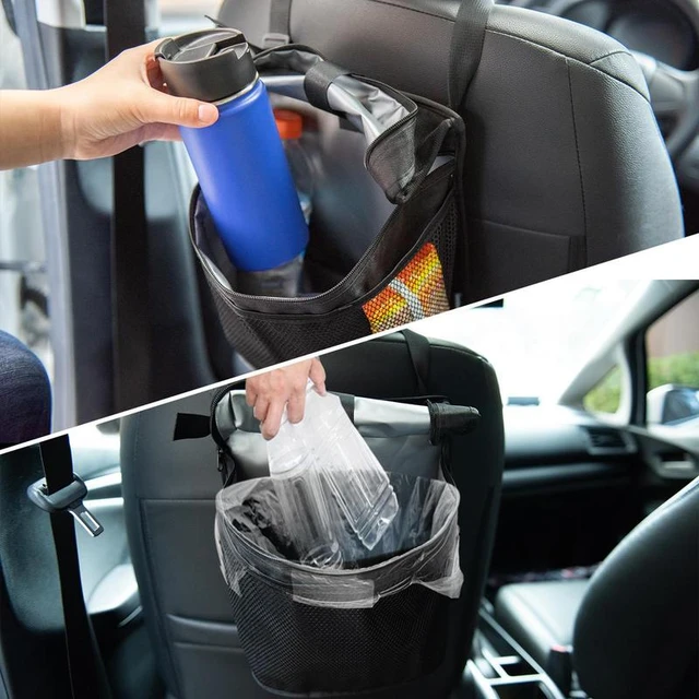 Poubelle de voiture pliable en tissu Oxford pour organiser et nettoyer les  véhicules