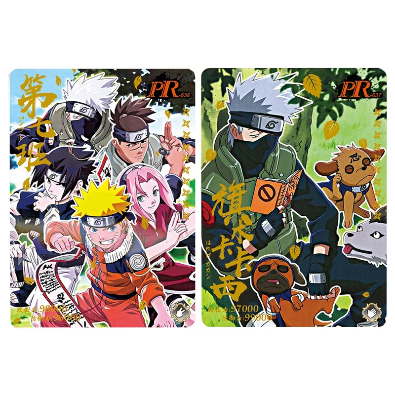 NARUTO-ナルト-疾風伝の収集可能なカード,木製のが付いた収集可能な