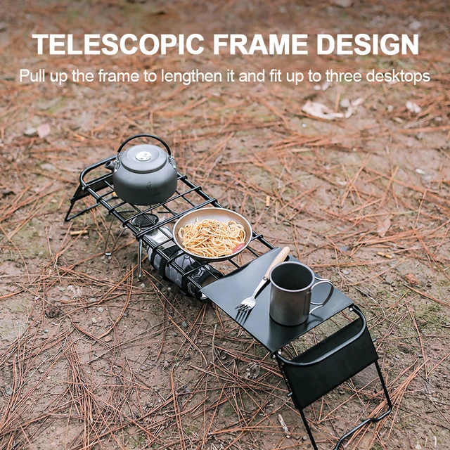 야외 활동에 필수적인 휴대용 캠핑 그리드 테이블
