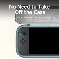 Портативный чехол Hagibis для Switch 2, дорожная сумка, жесткий корпус, аксессуары NS, защитный чехол с 10 игровыми картриджами — изображение 5