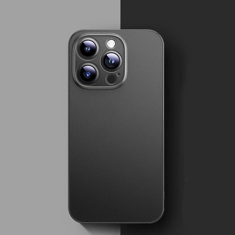 thumbnail image 1 of Luxury 0.3mm Hard PP Matte Case For iPhone 15 14 13 12 Mini 11 Pro Max Xr Xs X SE 7 8 Plus Ultra Thin Frosted Colorful Fundas, 1 of 5