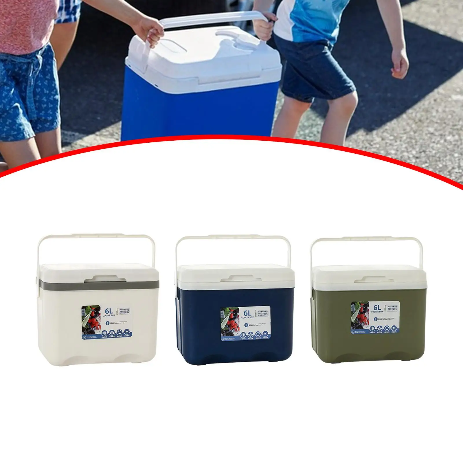 Cooler Box Cold Storage Portable Ice Chest Small for Commercial Boat Camping