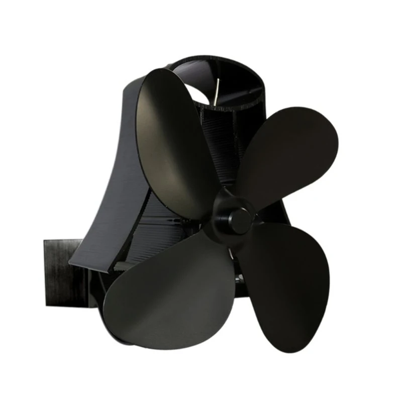 

Durable Upgraded Heat Powered Fan Quiet Efficient Fireplace Fan for Gas Pellet Wood Log Bring Warm Air to Your Big House