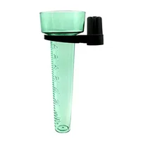 1pc Polystyrene Water Rain Gauge Rainwater Rainfall Guage Measurement Tool For Garden Outdoor Water Ground 2