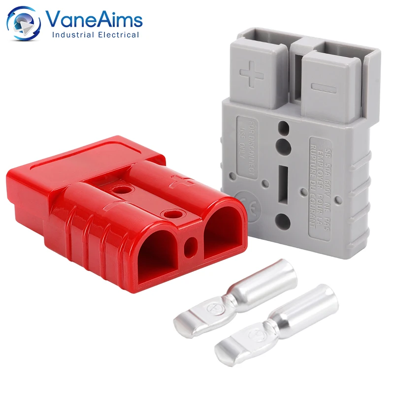 1pcs 50A 600V Battery Power Connector High Current Forklift Electrical ...
