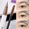 Waterproof Double-headed Liquid Eyebrow Pencil Long Lasting Easy To Color Dye Brow Cream 2 in1 Lying Silkworm Eyeliner Cosmetics 1