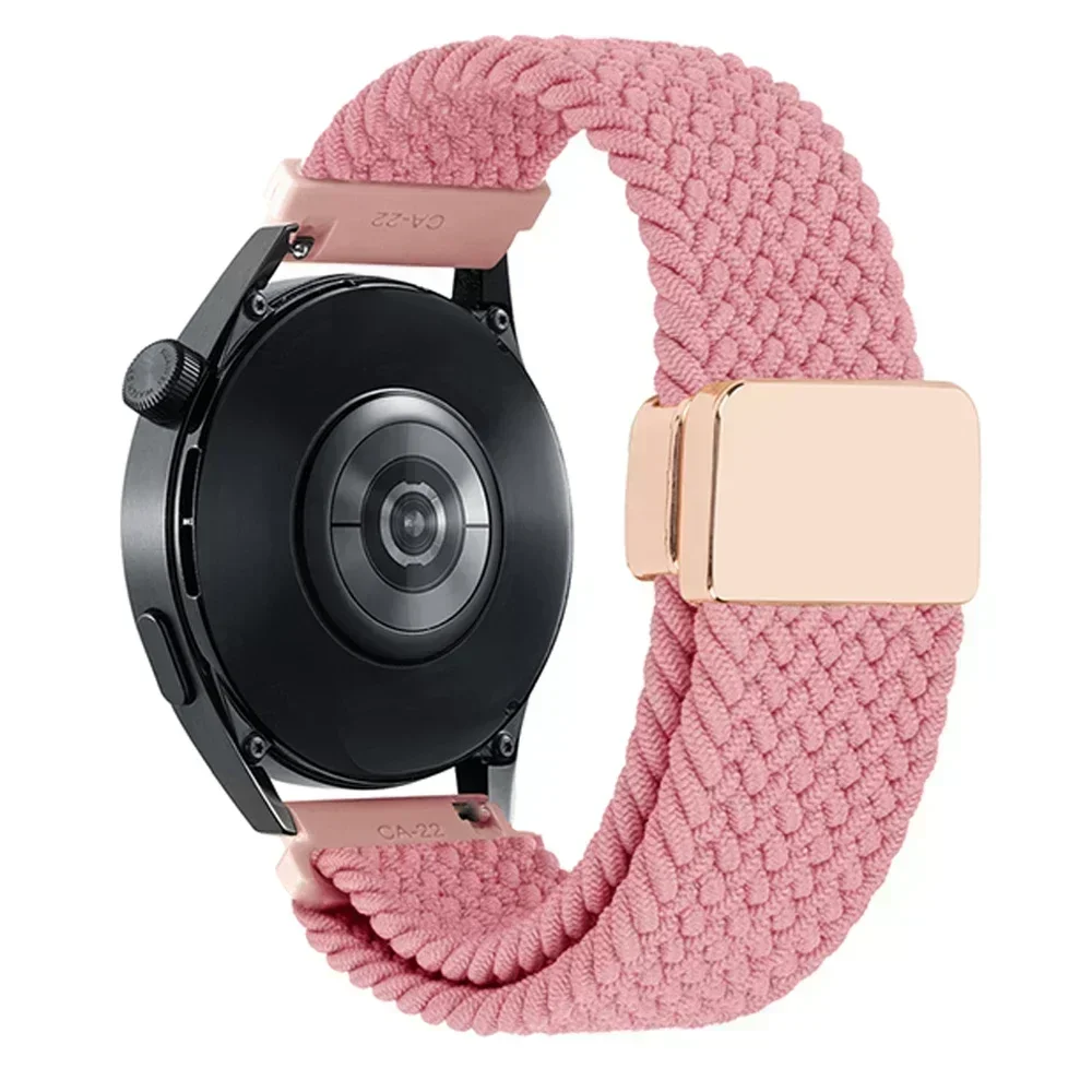 Nylon Braided Magnetic Buckle Sports Watch Strap Replacement