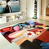 Living Room Carpet Colorful Trendy Special-shaped Bedroom Bedside Rug  Fluffy Plush Fashionable Coffee Table Floor Mat Ковер 양탄자 4