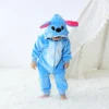 Baby Kigurumi Stitch Unicorn Rabbit Cartoon Romper Pajamas Infant Animal Onesies Girls Boys Cosplay Pyjama Costume For Christmas 3