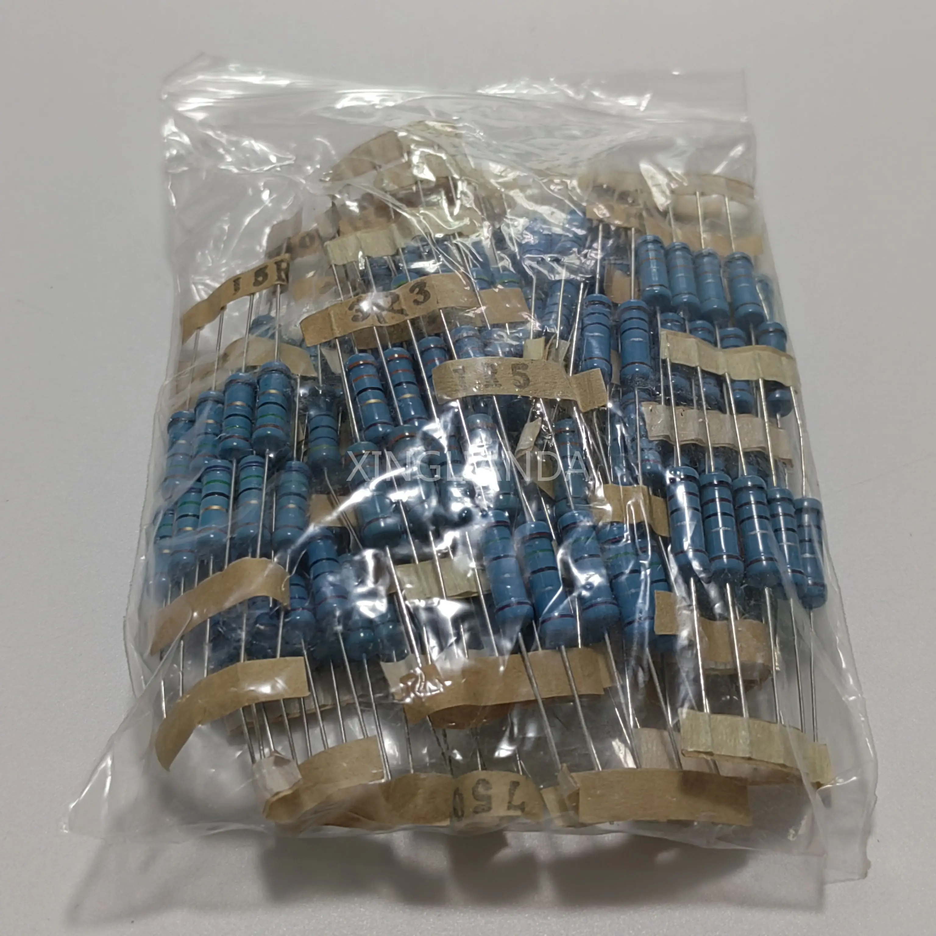 각 금속 필름 저항기 1% 모음 키트 세트, 0.1R  750R, 150PCs, 2W, 30 값 x 5