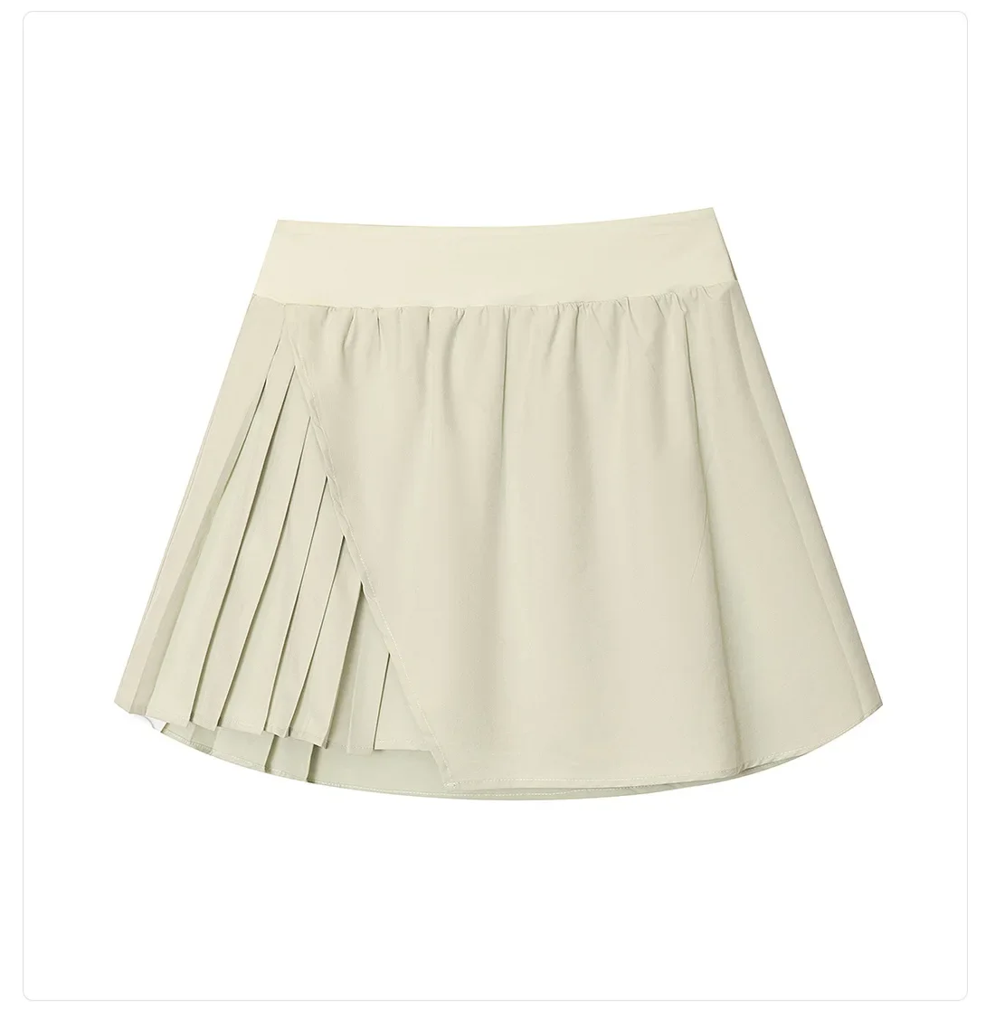 Summer Women Sports Anti Exposure Pleated Table Tennis Skirts Fitness Dry Quick Elastic Athletic Golf Shorts With Pocket