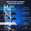خرطوشة فلتر RO ذات 5 مراحل ، خرطوشة فلتر عالمية 10 بوصة، طقم استبدال منقي مياه 100G