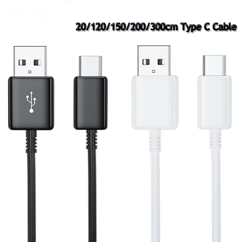 iphone charger original 20cm/150cm/300cm USB 3.1 TYPE-C Fast Charging Data Cable For Samsung Galaxy A52 A31 A41 A51 A71 5G S20 S10 S9 S8 Plus Note 8 9 + best iphone charger cable