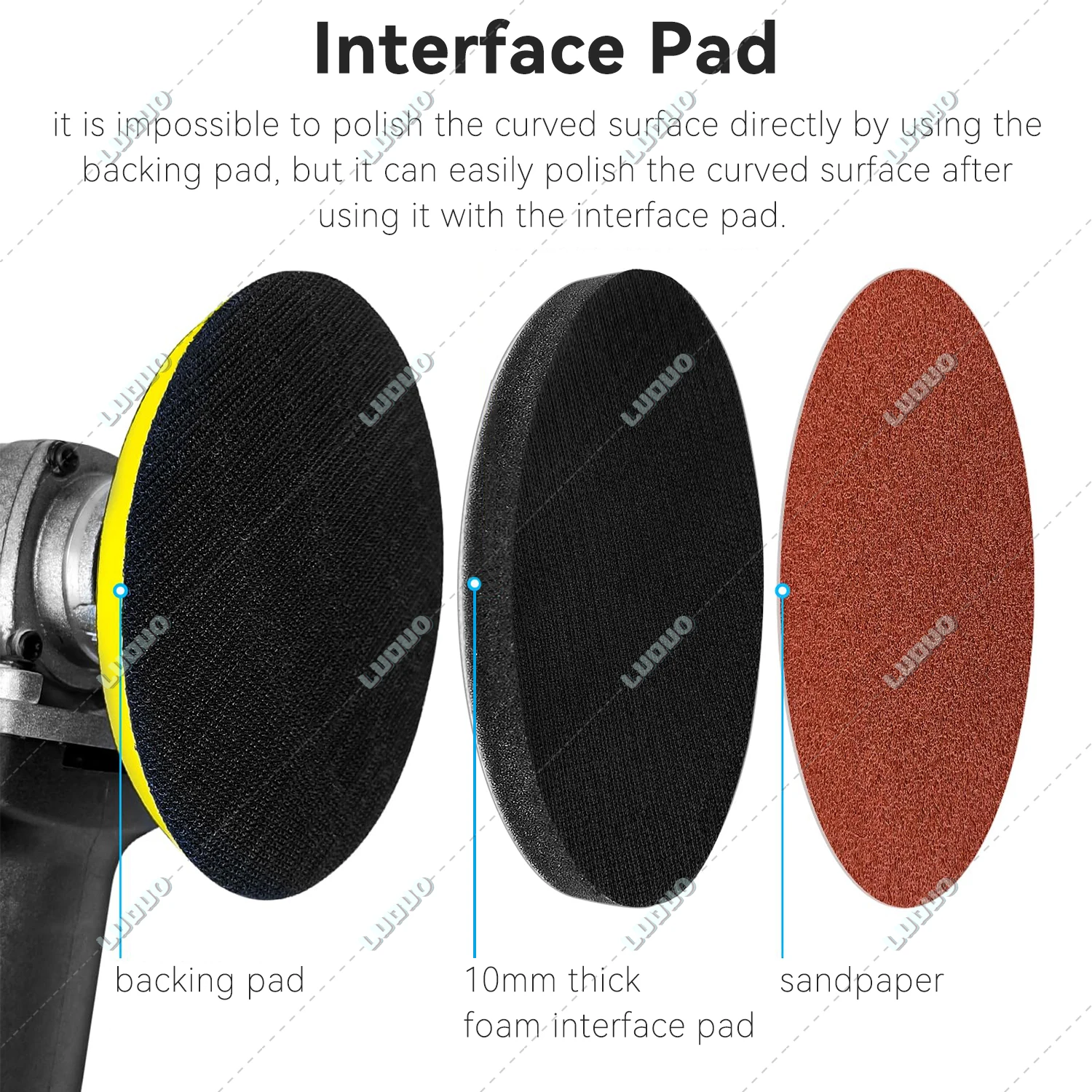 Sandpaper Hook And Loop For Random Orbital Sander Sanding Paper Sheet Disc Polishing Waxing Sponge Set Buffer Pad Car Detailing 4