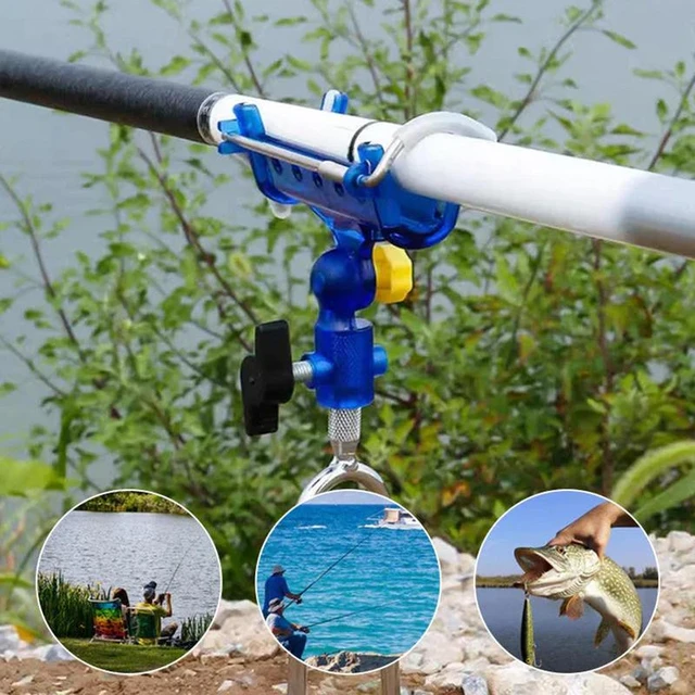 360 Degree Adjustable Fishing Rod Holders Self-Locking Fish Pole
