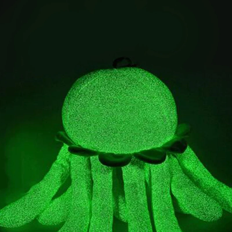50g/Roll Chenille Luminous Hand Knitting Thread Glow In The Dark Novel Functional Yarn DIY For Carpet Sweater Hat   Coaster Toys 4