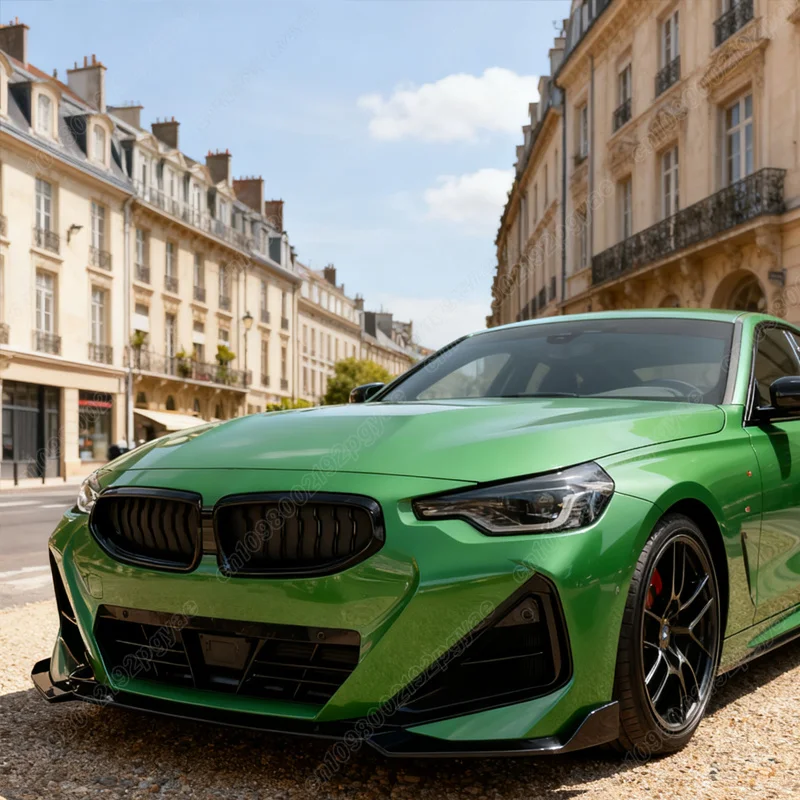BMW 2 시리즈 G42 XDrive 쿠페 M 스포츠 2022 2023 2024 프론트 범퍼 립 턱 스포일러 스포츠 스플리터 자동차 액세서리 바디 키트