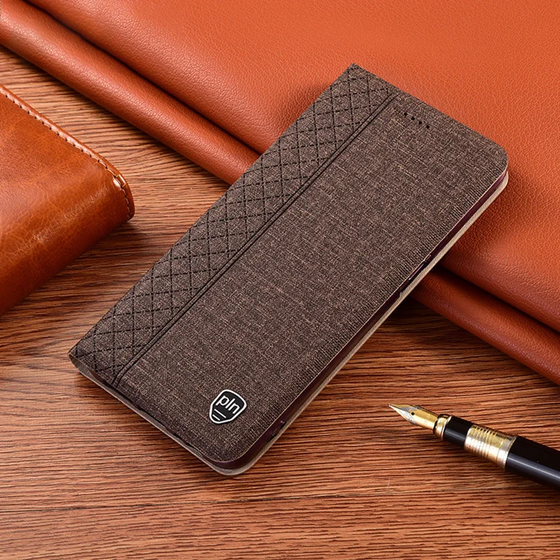 

Business Cloth Leather Magnetic Flip Phone Case for OPPO Realme GT Master GT2 GT3 Pro GT Neo 2 2T 3 3T 5 SE With Kickstand Cover