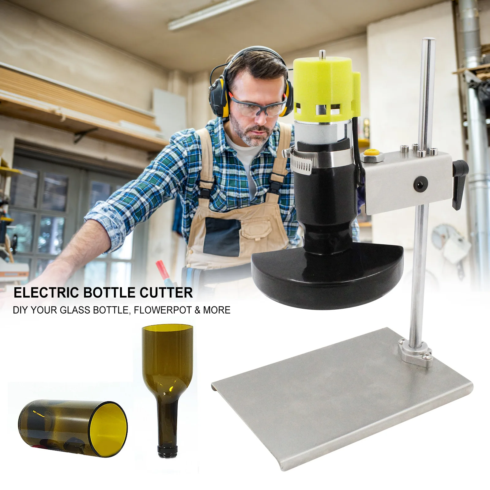 GlassBottleCutterElectricCuttingMachineDIYWineBottleCeramic