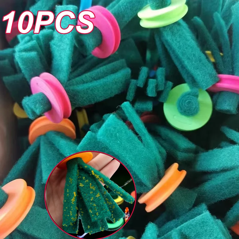 Fish Breeding Cones 10PCS Safety Fish Breeding Slate Spawning Mop Egg Collector