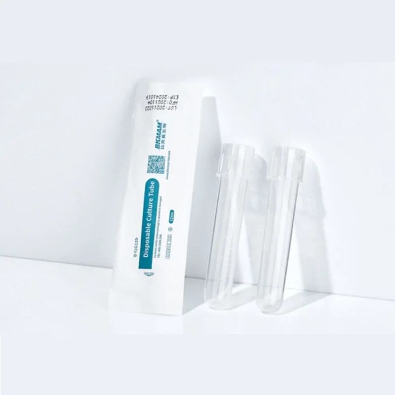 12ML BKMAMLAB Plastic Shaker Tubes Two-section Tube Cap EO Sterilization PP Material High Transparency Centrifuge Tube