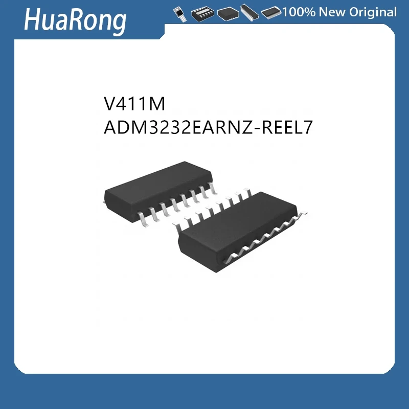 10 шт./партия V411 V411M ADM3232EARNZ-REEL7 ADM3232EARNZ ADM3232EARN ADM3232E RS232 SOP16 10 шт./партия V411 V411M ADM3232EARNZ-REEL7 ADM3232EARNZ ADM3232EARN ADM3232E RS232 SOP16