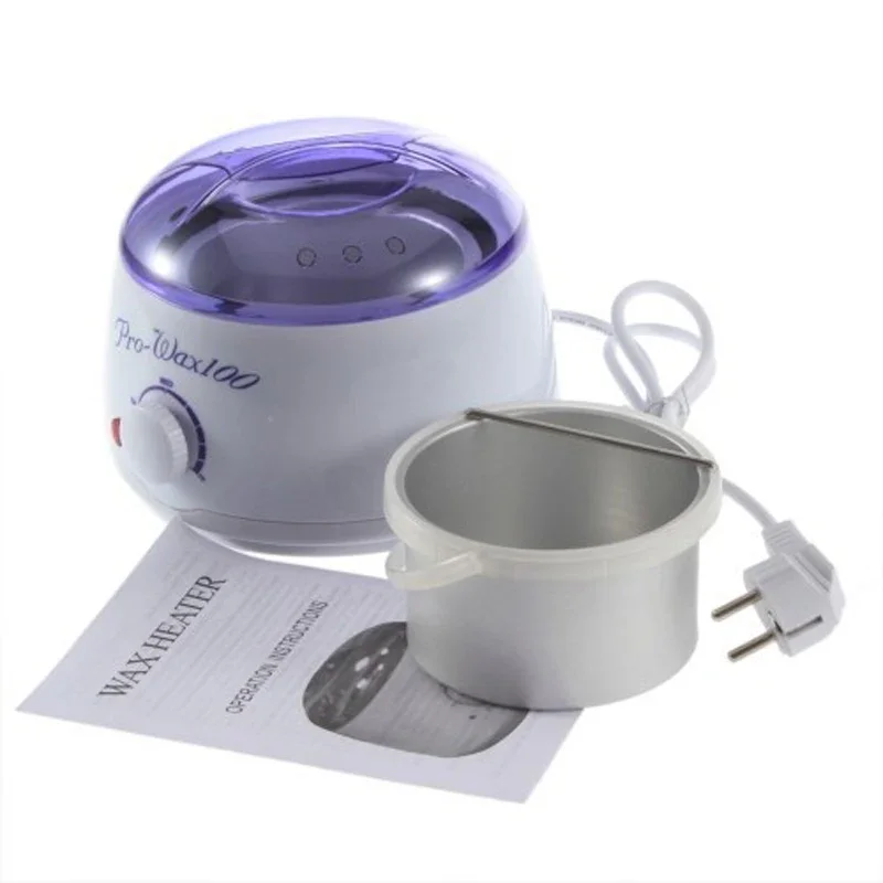 Wax Machine + Hard Beans Set Hair Removal Wax Pot Heater Waxing Pellet Beads Kit Wax-melt Bikini Depilatory Epilator No Strip 4