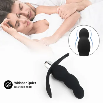 Plug Anale Femme Silicone Vibrating Butt Plug For Women Vibrator Anal Stimulator Anal Plug Tail In The Ass Sex Toys For Adult 18 4