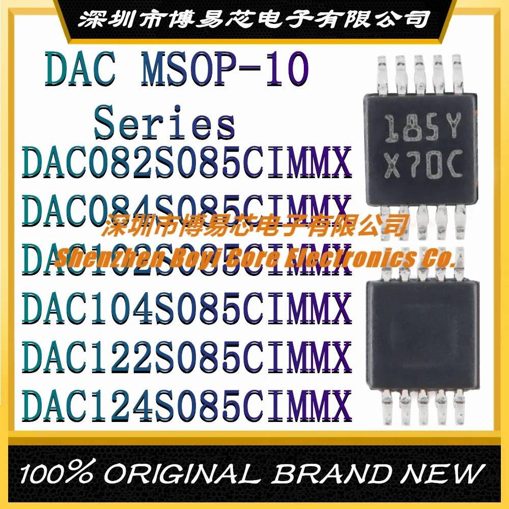 DAC082S085CIMMX DAC084S085CIMMX DAC102S085CIMMX DAC104S085CIMMX DAC122S085CIMMX DAC124S085CIMMX Brand new original MSOP-10 5 10piece 100% new ad7740 ad7740krmz vok v0k msop 8 chipset