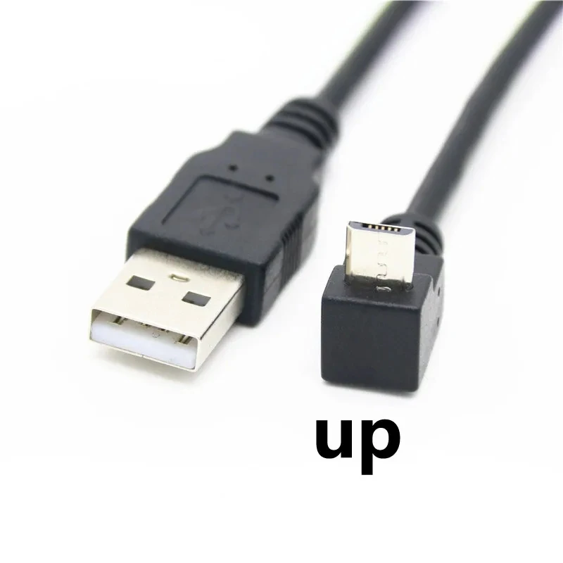 30cm 90-Degree Angle USB to Micro USB Data Cable