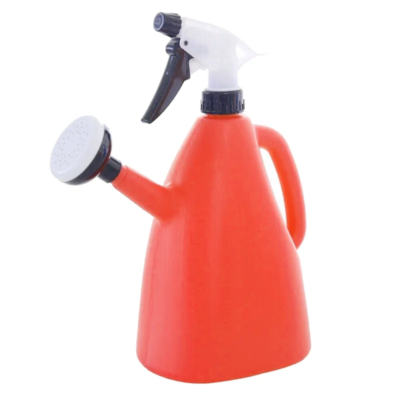 2 In 1 Plastic Watering Can Indoor Garden Plants Pressure Spray Water Kettle Adjustable Sprayer 1L watering can