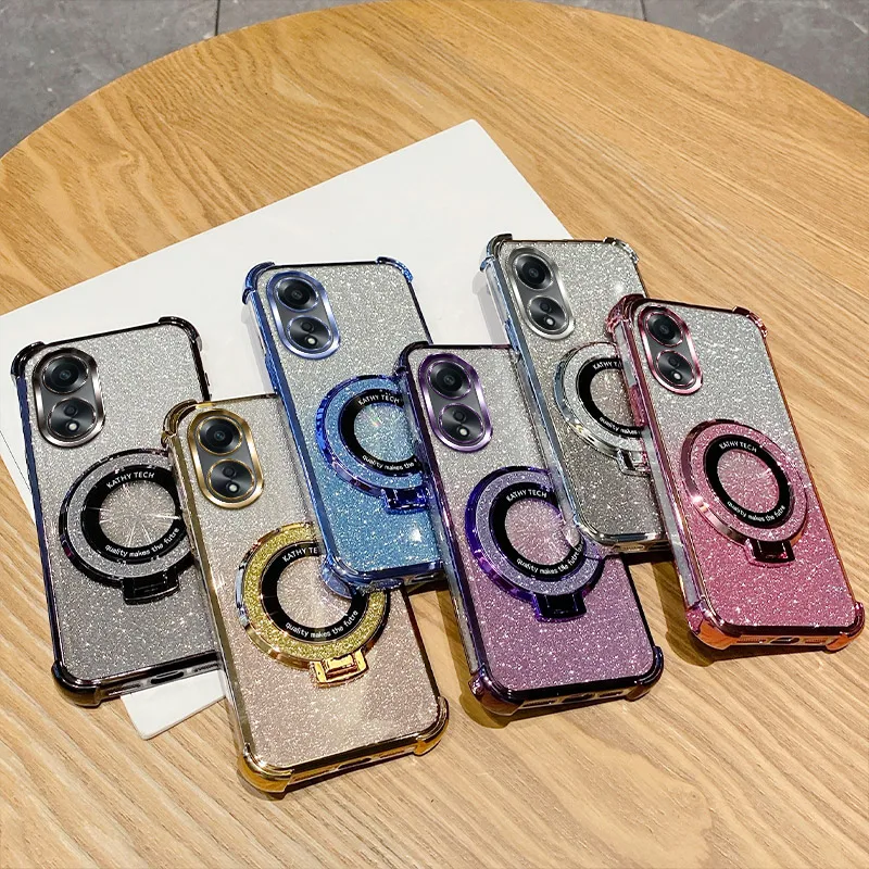 Shockproof Ring Holder Phone Case - Soft Cover