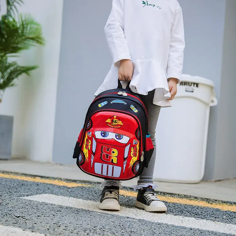 Disney boys cars Cartoon boys bag School children kindergarten backpack boy book bag 3-6 years old 2