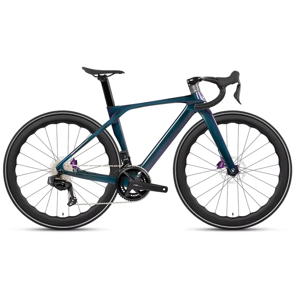 TWITTER T10 Full Carbon Road Bike RS 24s 105 FD RD 50mm Carbon Wheels