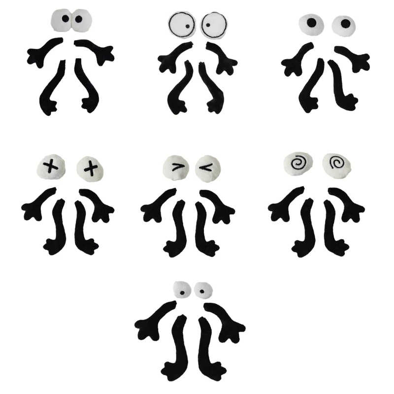

1set DIY Coal Ball Eyeball/Limbs Appliques Patches DIY Craft Toy Clothes Sewing Material Woman DIY Hair Clip Accessories