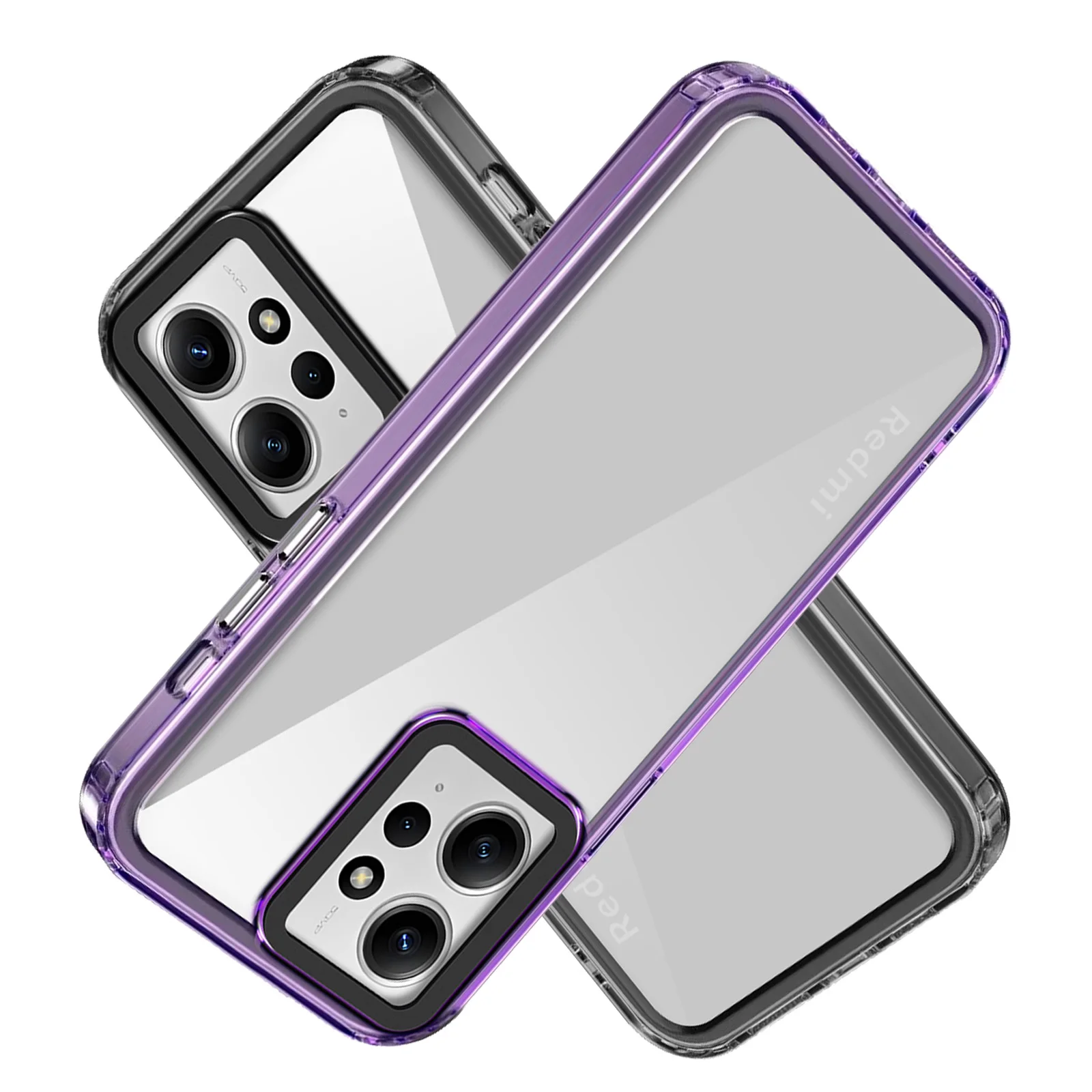 Luxury-Acrylic-Shockproof-Clear-Case-For-Xiaomi-Redmi-Note-12-4G-12-Pro ...