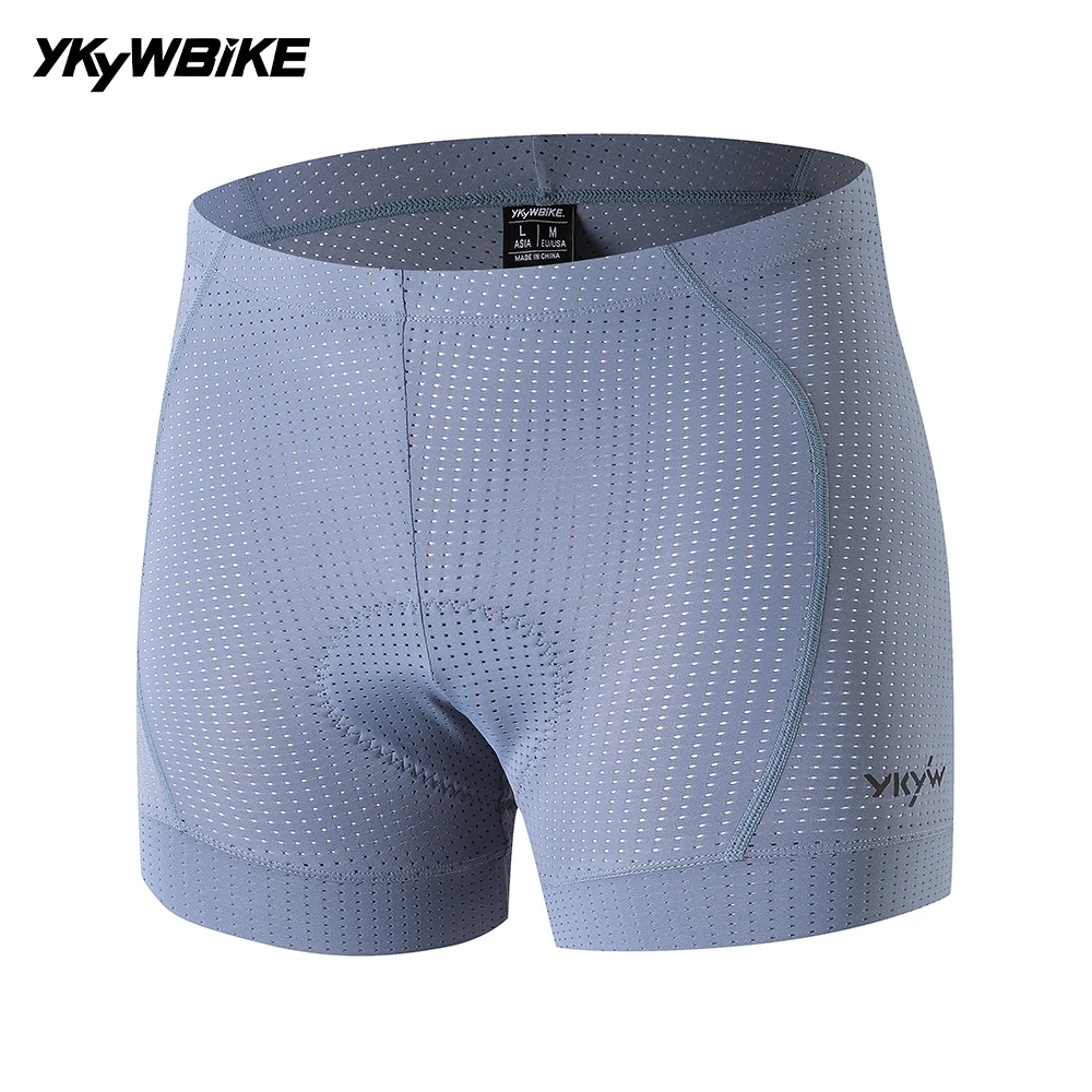 YKYWBIKE Herren-Radunterwäsche, atmungsaktive Mesh-Shorts, weiche, bequeme, 200 kg/m³ schwammgepolsterte Unterhose für MTB-Rennräder – Detail 19
