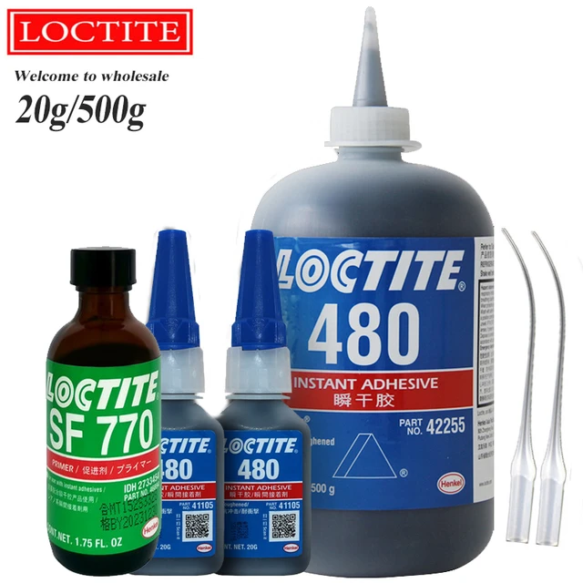 Loctite-Colle noire à séchage rapide, haute résistance, résistante