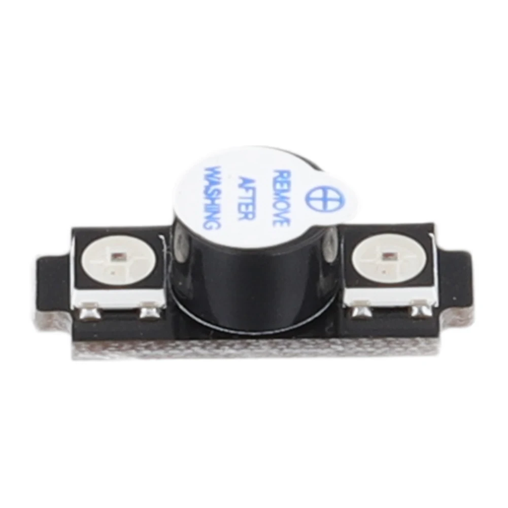 WS2812 5V Active Alarm Buzzer Colorful RGB LED Buzzer Sounder Beep Speaker for RC FPV Freestyle Drones Replacement DIY Parts