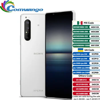 소니 Xperia 1 II 1ii 일본 버전 휴대 전화 5G 6.5 