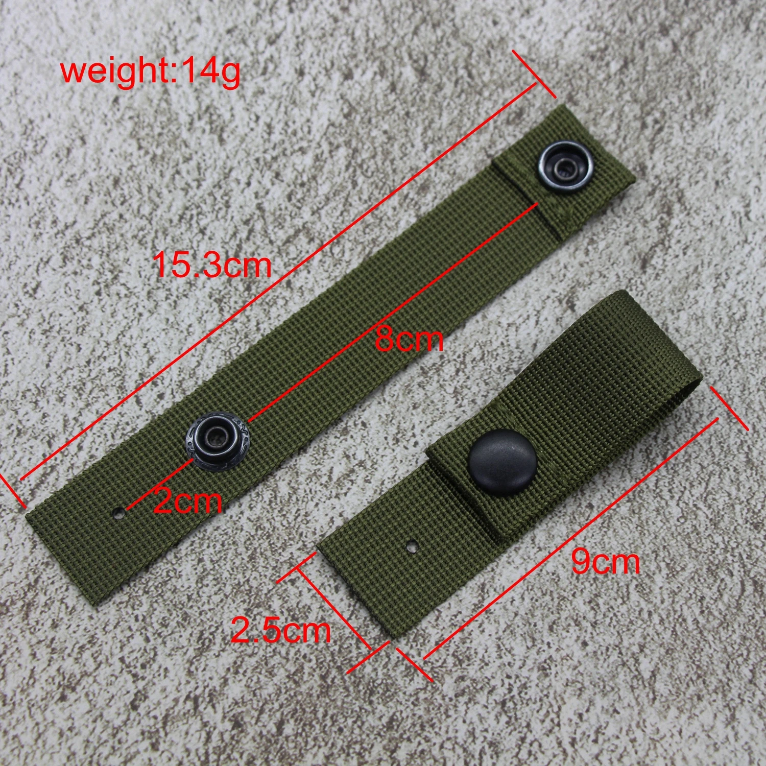 2PCS Tactical Goggle Retention Straps for MICH/ACH/FAST/M88 Helmet Hunting MOLE Helmet Accessories Nylon Fixing Strap
