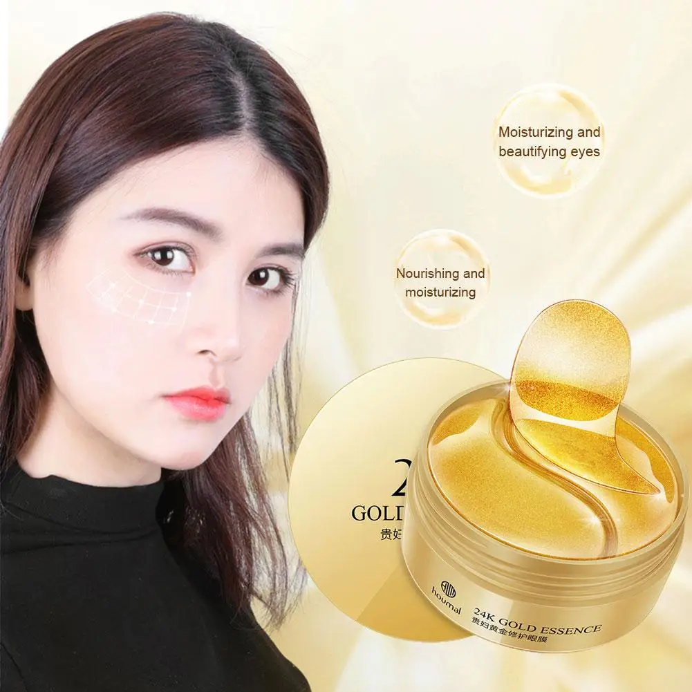 

Gold Collagen Eye Crystal Patches For Eyes Face Skin Care Anti Wrinkle Cosmetics Moisture Dark Circle Remover Eye Patc U4n4