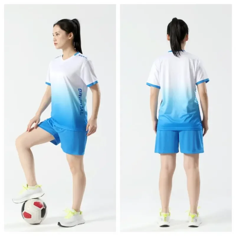 Women College Volleyball Jersey Uniforms Men New Badminton Football Team Clothes Breathable Polyester Table Tennis Set
