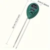 3 in 1 Soil PH Meter Sunlight PH Tester Garden Flowers Soil Moisture Sensor Meter Plants Acidity Humidity PH Monitor Detector 6