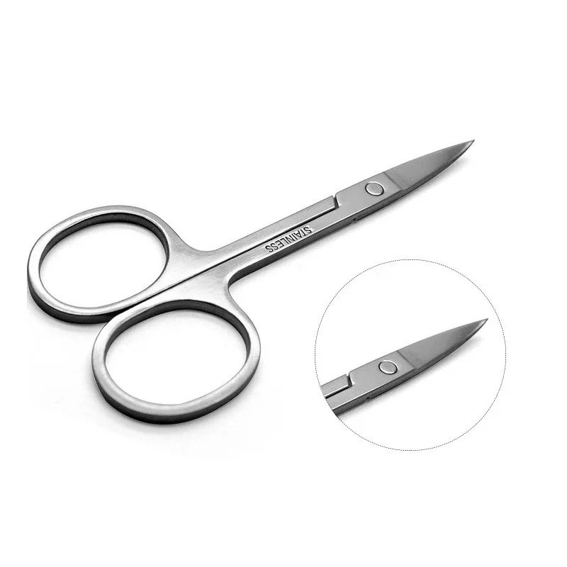 Stainless Steel Scissors Small Nail Tools Eyebrow Nose Hair Cut Manicure Facial Trimming Tweezer Makeup Beauty Tool