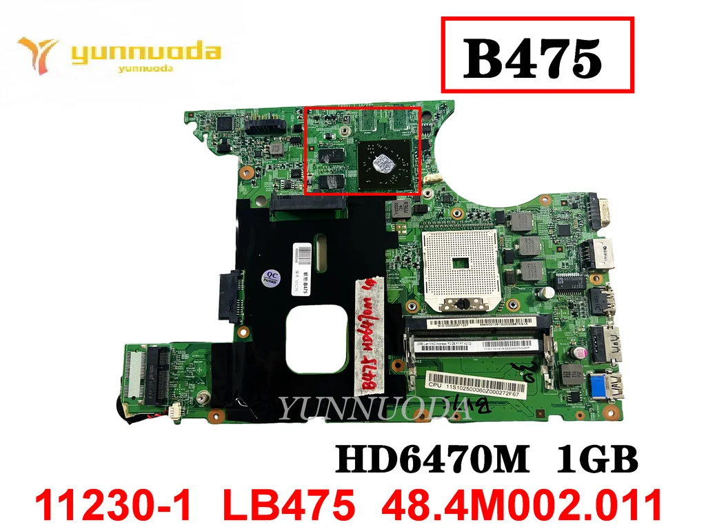 

Оригинальная материнская плата для ноутбука Lenovo B475 HD6470M 1 ГБ 11230-1 LB475 48. 4m002. 011 протестирована хорошая бесплатная доставка