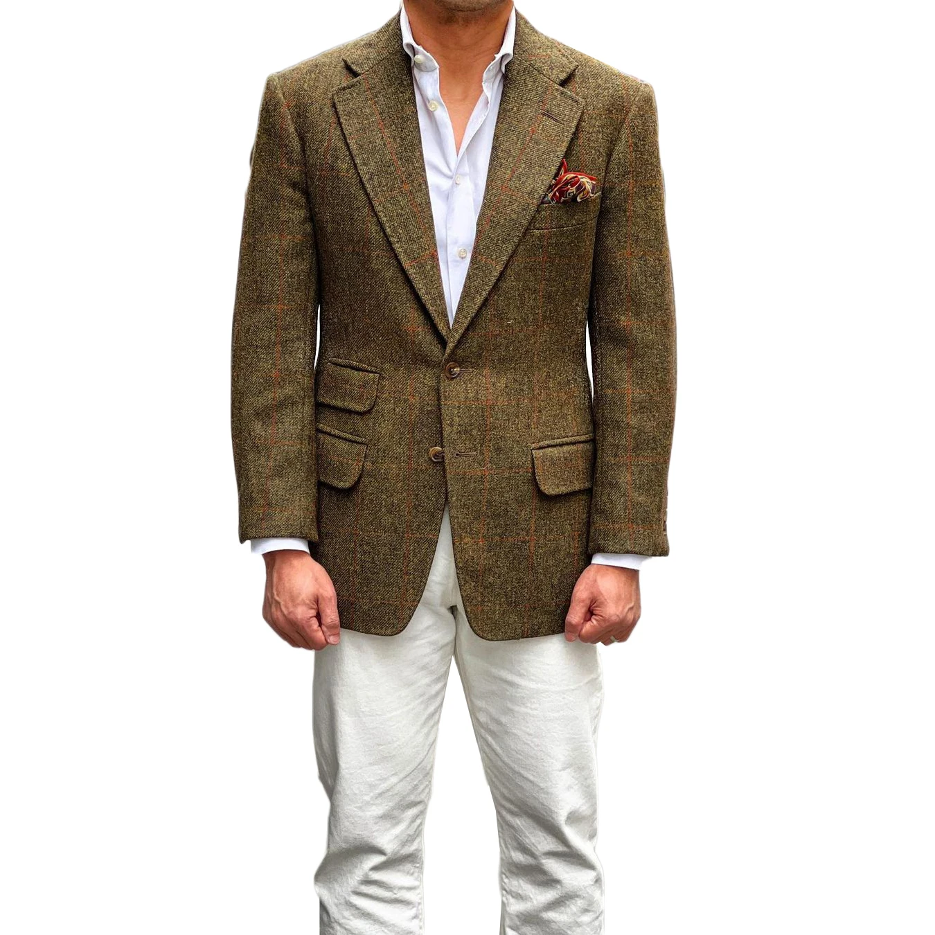 Leisure Warm Suits For Men Single Breasted Groom Wear Slim Fit Notch Lapel Tuxedos Business Party 2 Pcs Jacket Pants